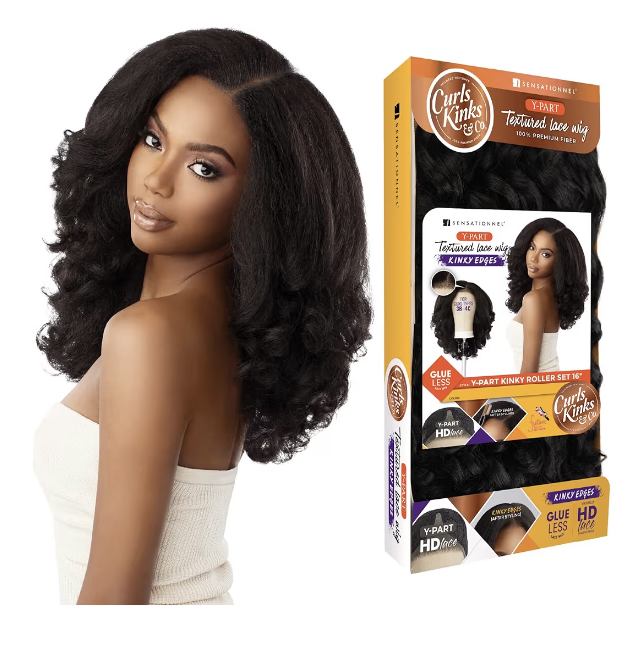 KINKY EDGES GLUELESS WIG - Image 2
