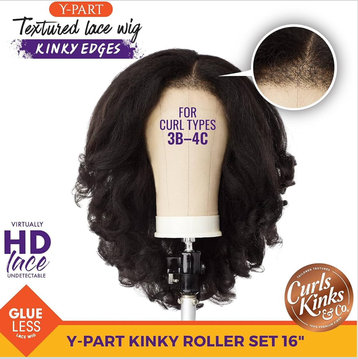 KINKY EDGES GLUELESS WIG - Image 4